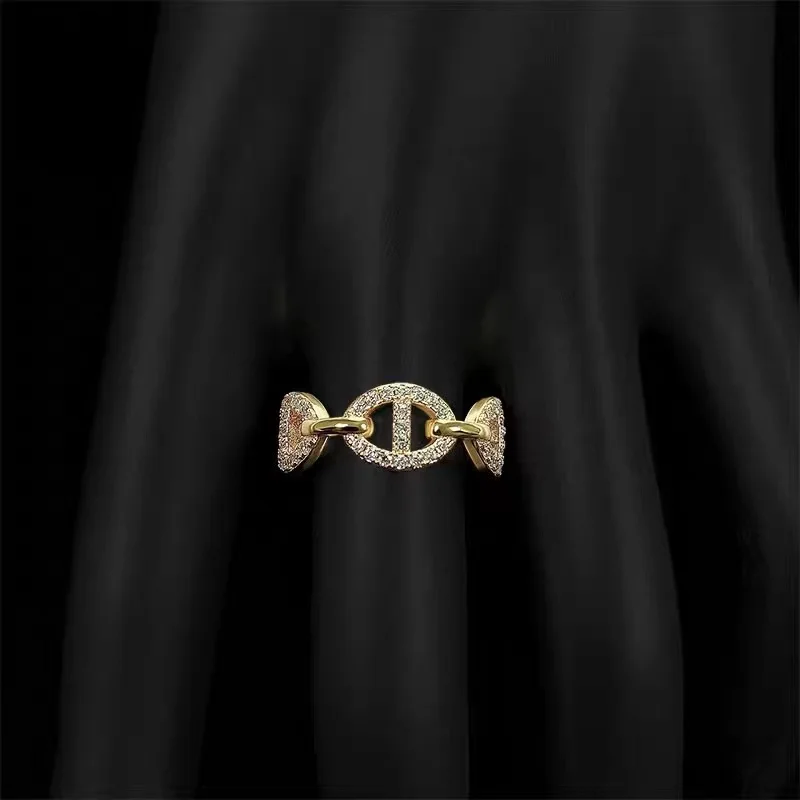 

July New 925 Sterling Silver Candy Ring Gold Color Fashion Personality Luxury Brand Monaco Jewelry For Woman Engagemen Gift