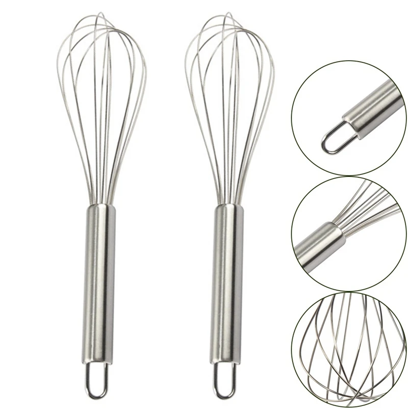 Нью-Йорк (8/10/12 дюйм (ов) Нержавеющая сталь белое яйцо ручной миксер для взбивания