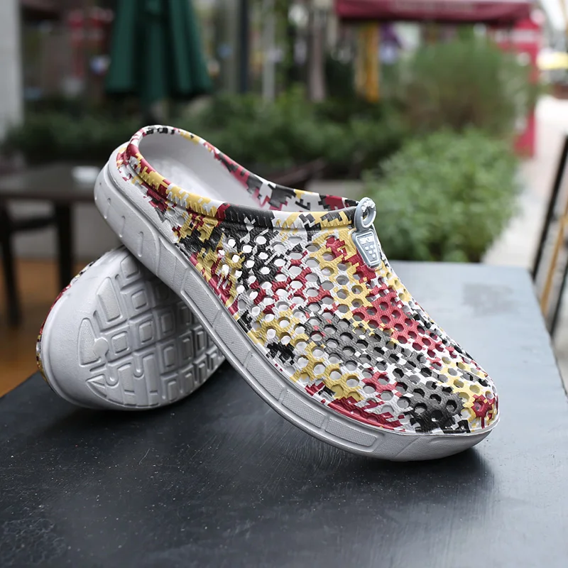 Мужские Пляжные шлепанцы для сада и пляжа Классические сандалии плавания обувь с