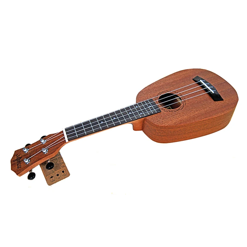 21 &quotминиатюрная гитара укулеле сопрано фирмы 15 лада ананас в форме Sapele Ukulele 4