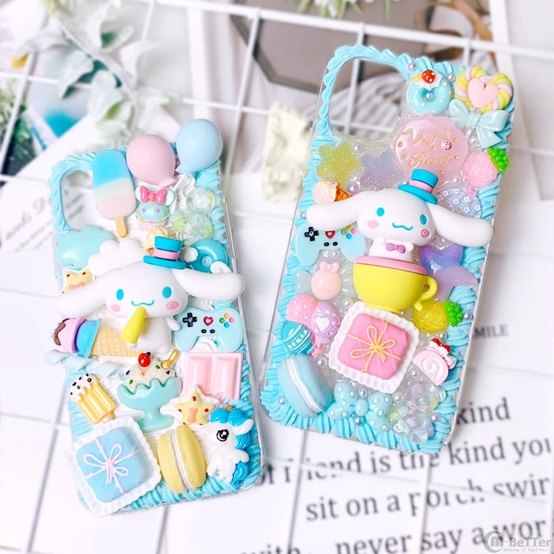 Чехол для Samsung S20 Plus DIY Note 8/9/10 + 3D Cinnamoroll чехол телефона Galaxy S6/s7 edge милый крем собак