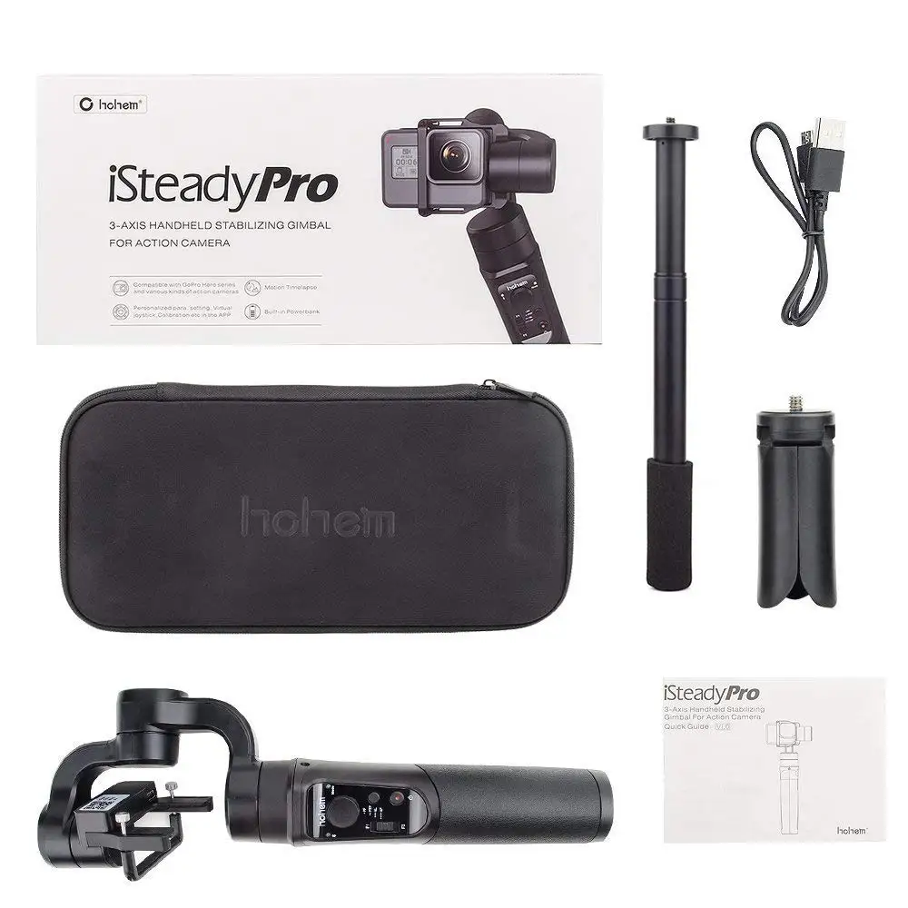 Hohem iSteady Pro 3-Axis брызгозащищенное ручной карданный стабилизатор для DJI Osmo Экшн
