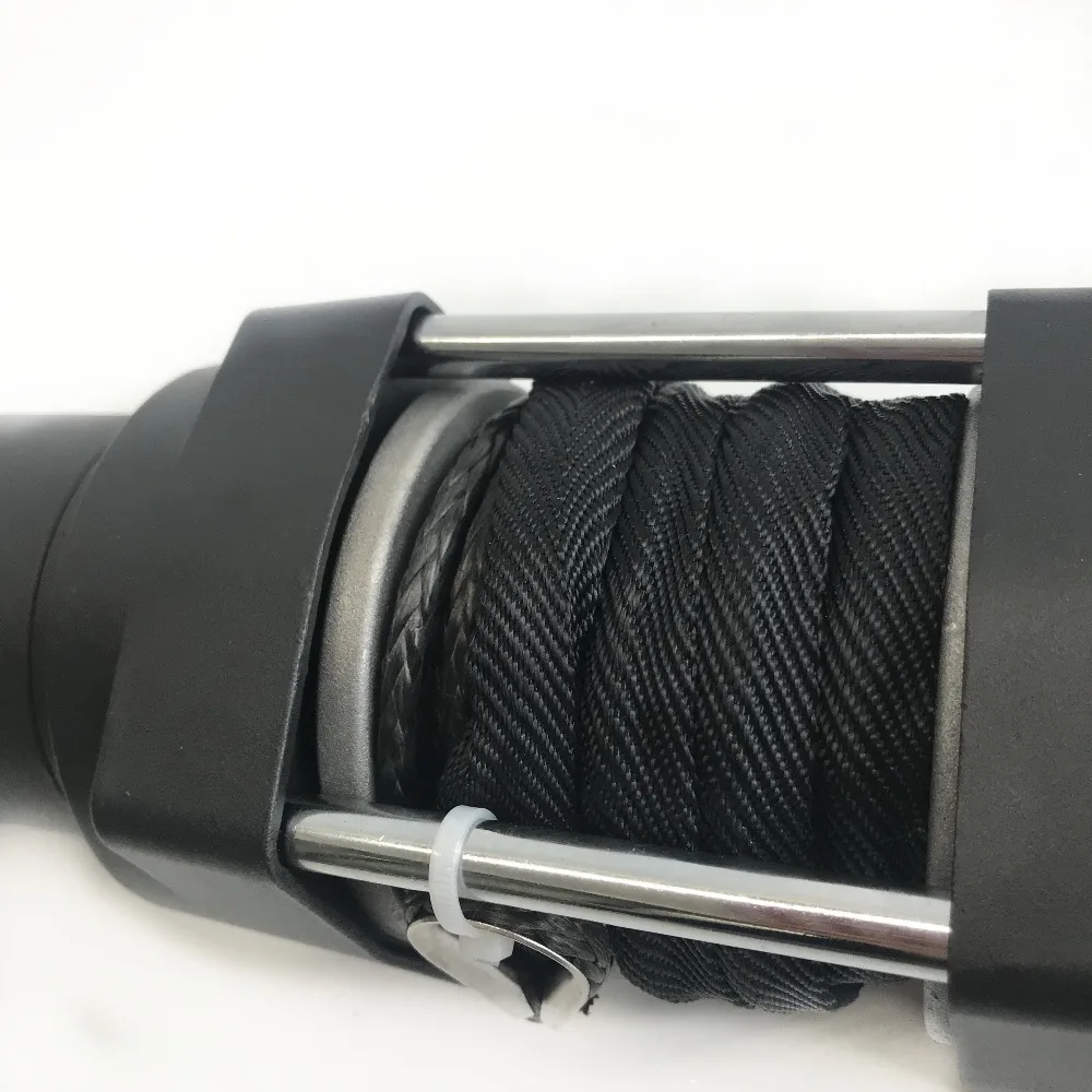 Электрическая лебедка Dyneema 12 В 3000 фунтов синтетический трос вездеход внедорожник