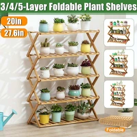 345 layers bamboo flower rack plant stand multi flower stand shelves bonsai display shelf yard patio balcony flower stands