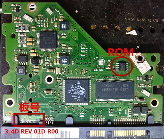 hdd pcb плата bf41 00281a 00 3_4d rev 01d r00 для samsung 35 sata жесткий