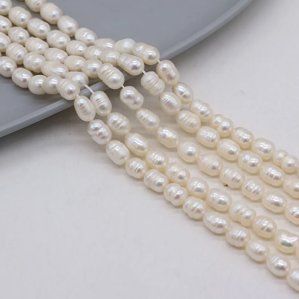 

Бусины-разделители из натурального пресноводного жемчуга, 7-8 мм