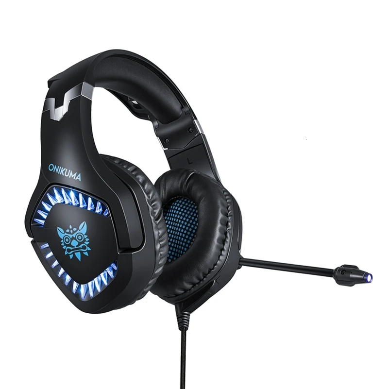ONIKUMA K1 PRO PS4 игровая гарнитура шлем Проводные ПК стерео наушники с микрофоном для