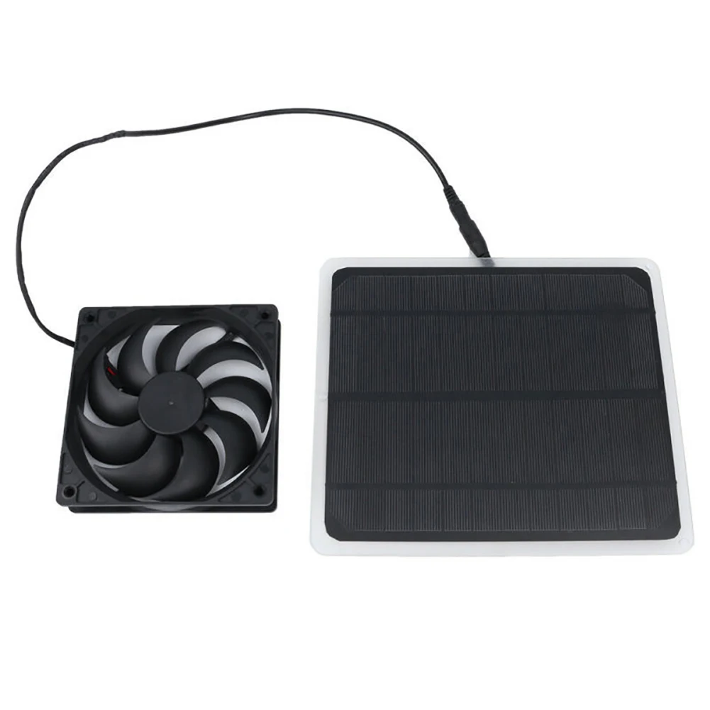 Солнечный панельный вентилятор мини для собаки/курицы дома теплицы RV USB