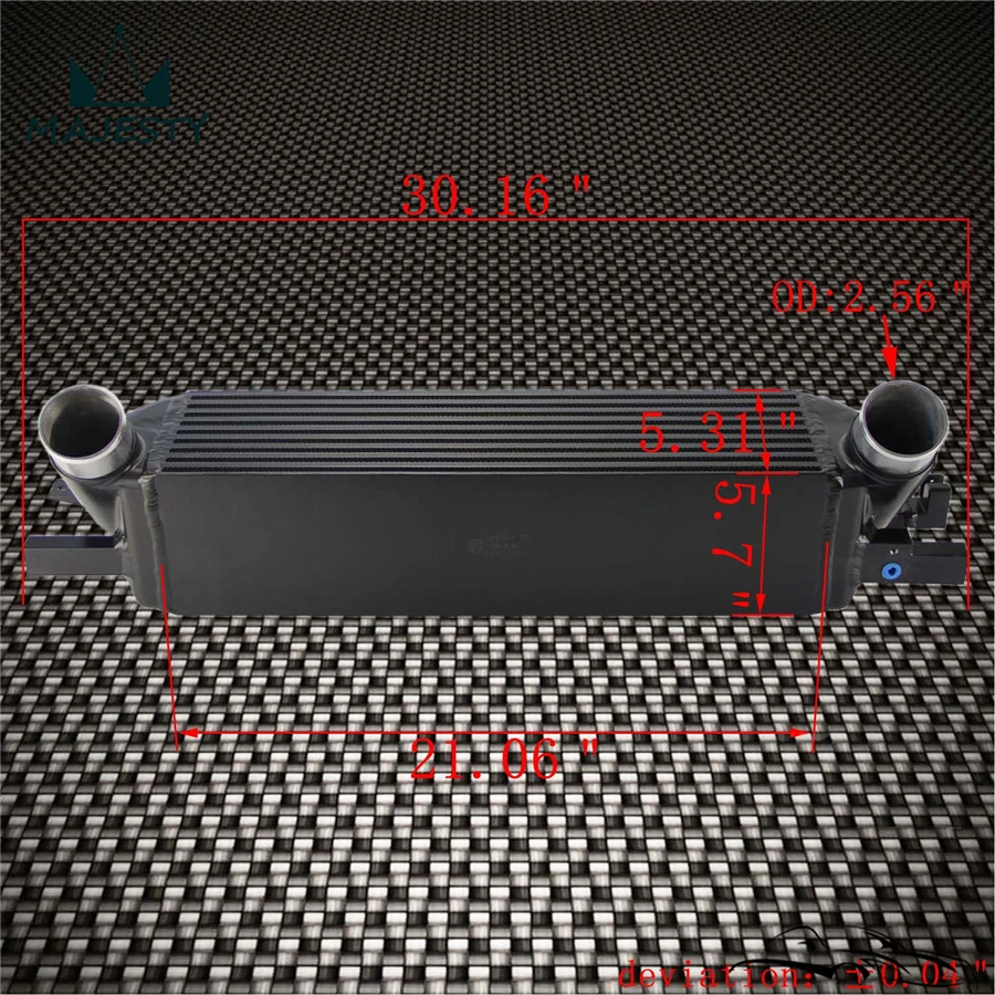 Высокопроизводительный интеркулер с болтом подходит для Mustang 2.3L EcoBoost 2015