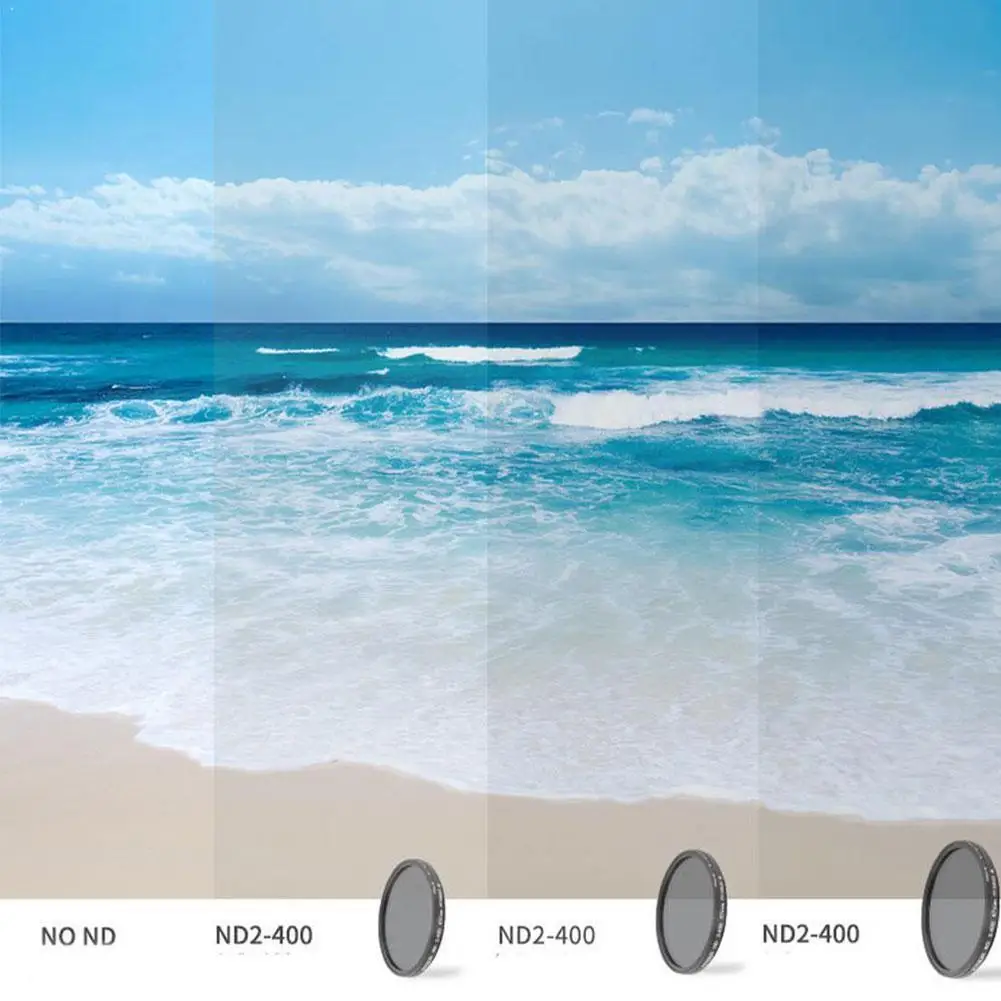 ND Filter ND2-400 nd filter 37/40.5/43/46/49/52/55/62/67/72/77mm Neutral Density Variable Lens Filter Adjustable Camera Fad
