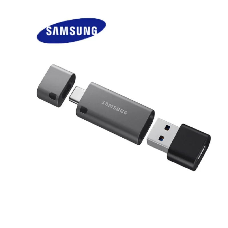 Флеш-накопитель Samsung DUO Plus USB 3 1 32 ГБ 64 128 256 металлическая карта памяти Type-C флешка