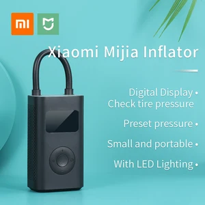 Xiaomi mijia inflator portable bike motorcycle car football electric inflator pump smart home digital tire pressure detection 17 xiaomi Item image