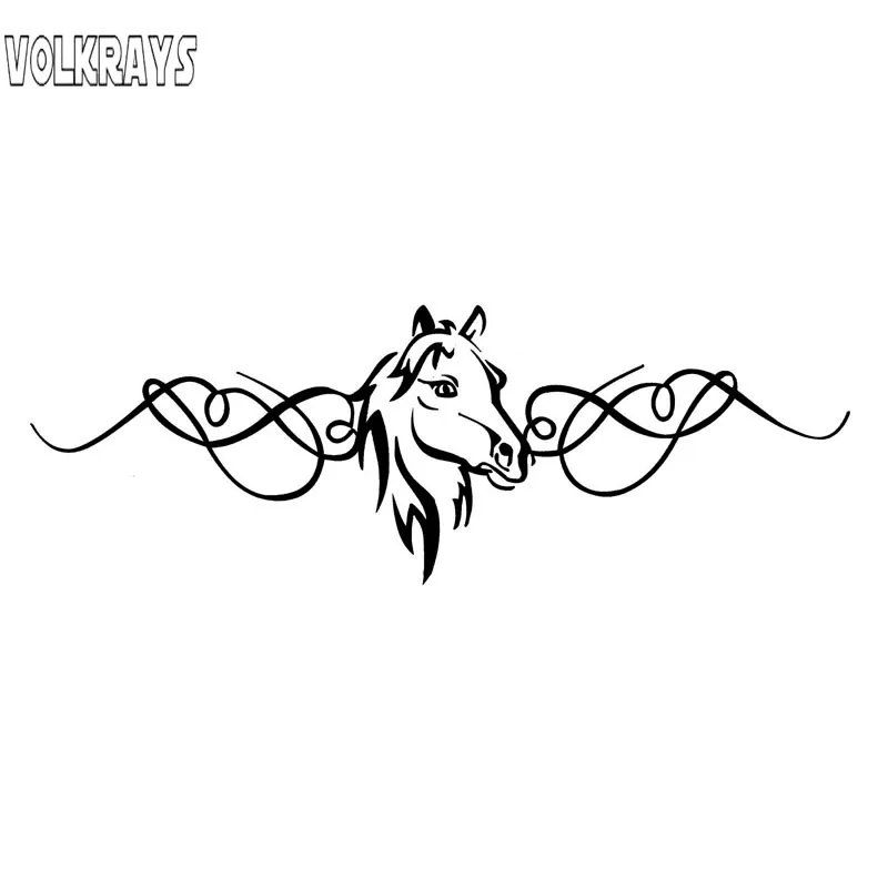 Водостойкая зеркальная виниловая наклейка Volkrays цвет черный/серебристый 9 см * 29