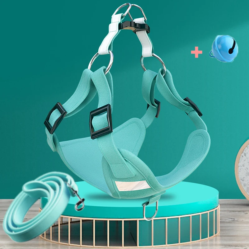 2021 новая шлейка для собак ошейник щенков нагрудный жилет поводок домашних