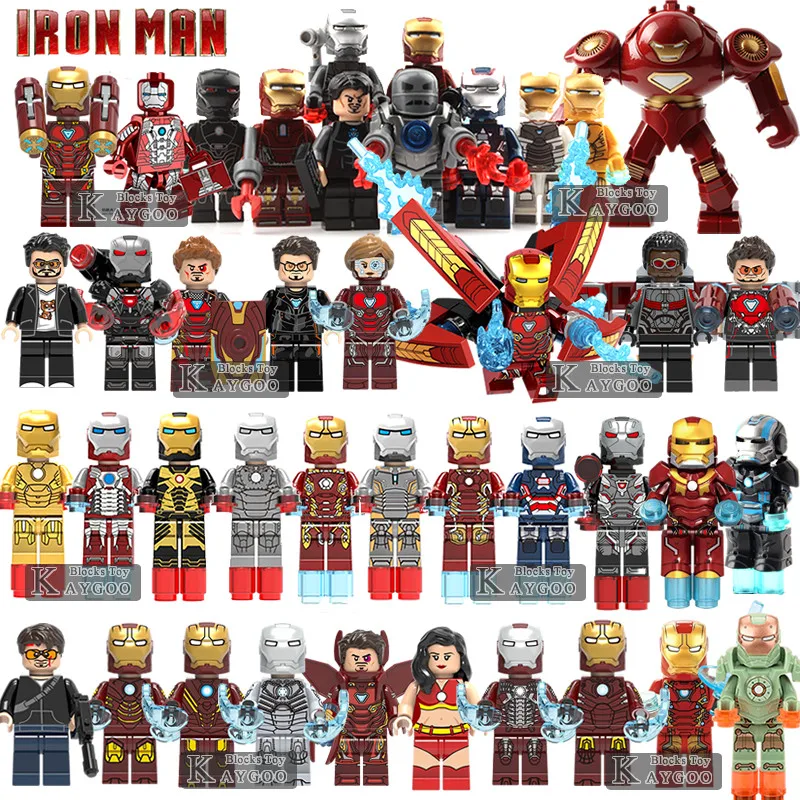 Железный человек MK50 одиночная распродажа супергероев совместимые с Legoingly