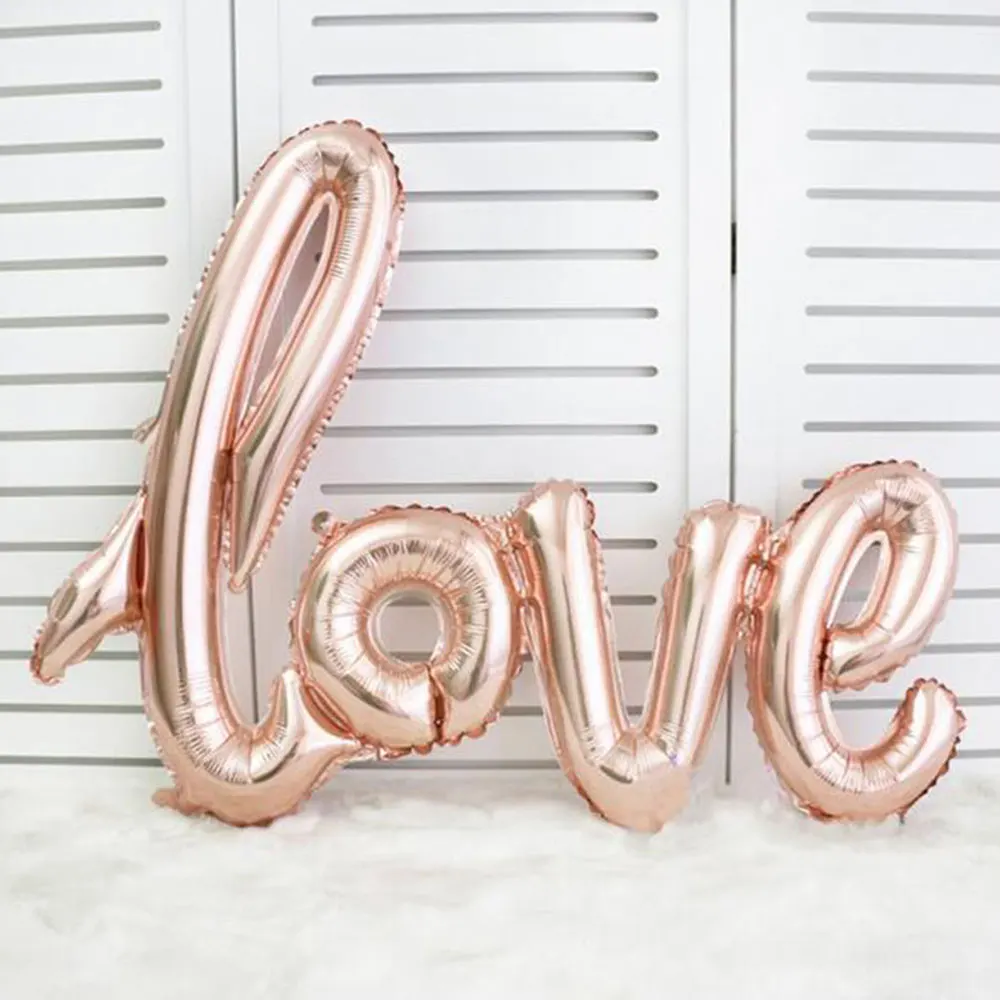 40 дюймов воздушные шары из фольги Love съемки посвященной дню Святого Валентина