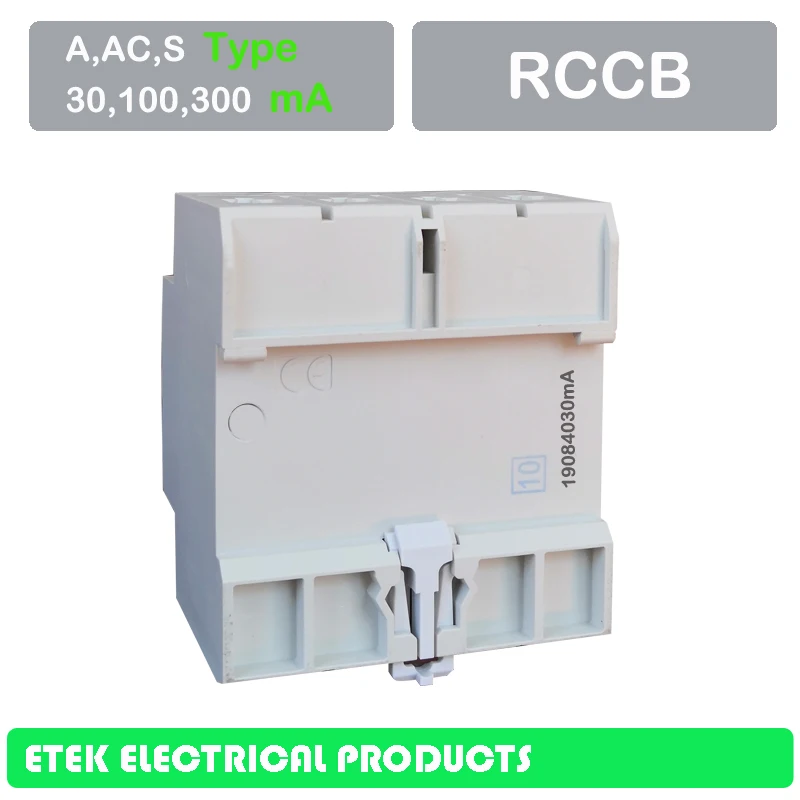 RCCB EKL1-63 2P B Тип 230/400 В~ 50 Гц/60 Гц УЗО постоянного тока 16A 25A 32A 40A 50A 63A 80A