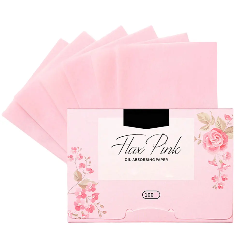 

100PCS Makeup Blotting Paper Oil Control Film Absorbing Tissues Sheet Oily Face Blotting Paper Face Cleanser Face Beauty Tools