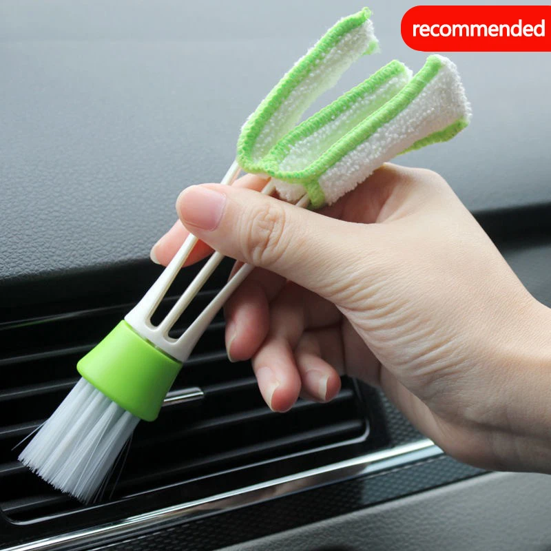 Автомобильный воздуховод Чистящая Щетка Кондиционер очистка пыли удаление