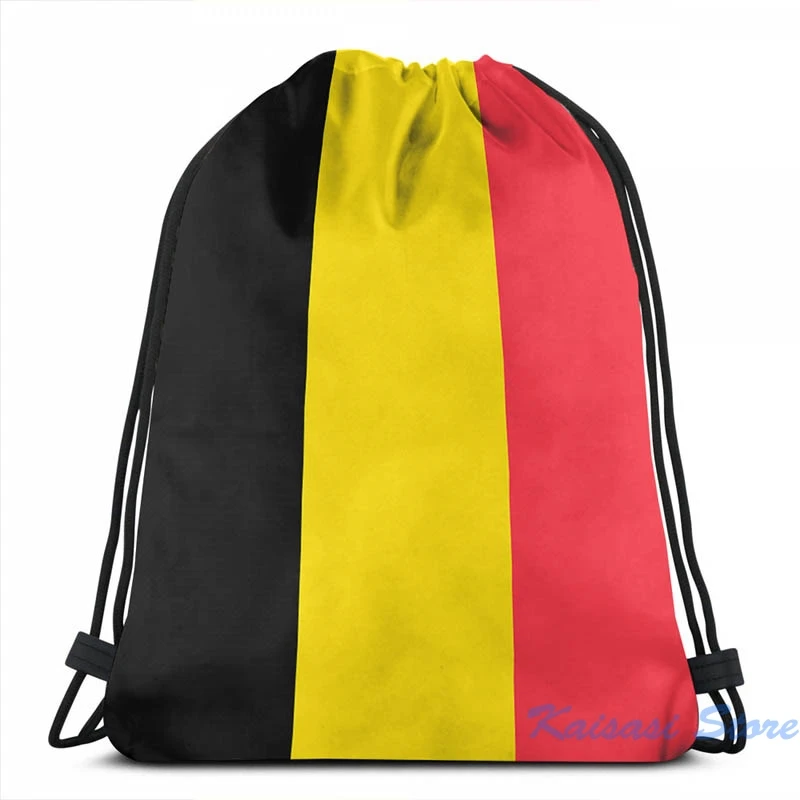 Забавный графический принт флаг Бельгии рюкзак с USB-зарядкой мужские школьные