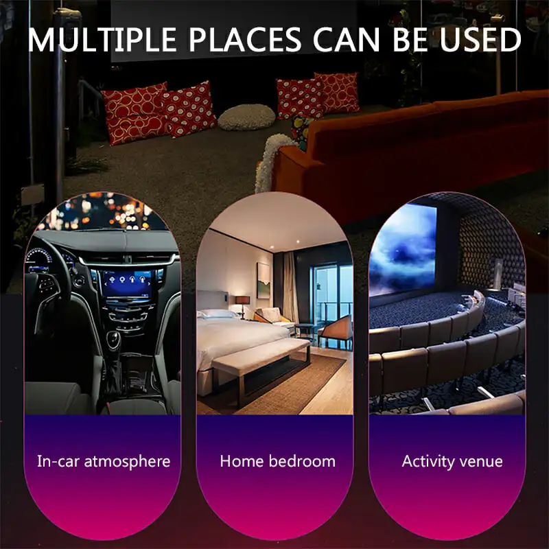 Потолочный светильник для крыши автомобиля окружающий декоративный звездный