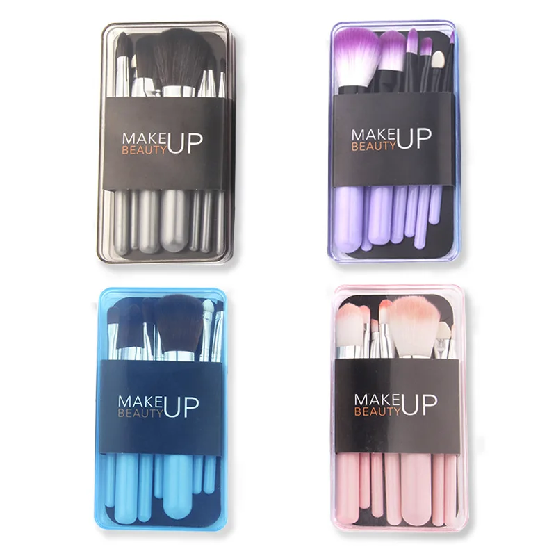 2020 Горячая 7 шт. кисти для макияжа Набор теней век Пудра карандаш глаз с ресницами