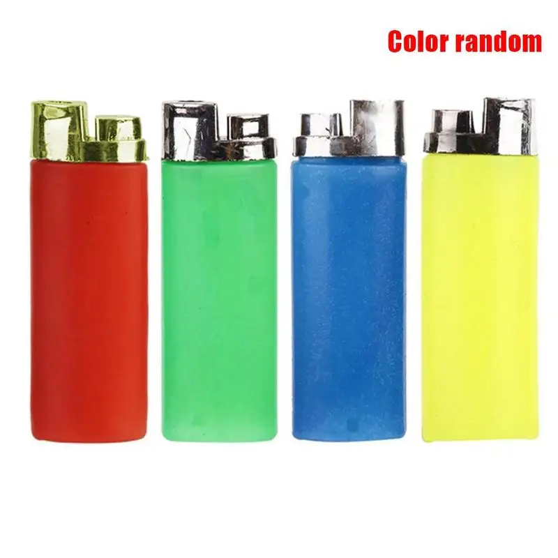 

1PC Funny Party Trick Gag Gift Water Squirting Lighter Color Lighter Fake Joke Toy Prank Trick Random