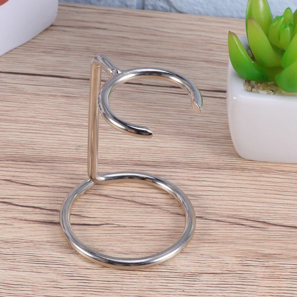 

Men Stainless Steel Shaving Brush Stand Holder Broken-Resistant Shave Brush Organizer Traditional Shaving Tool Stand for Home an