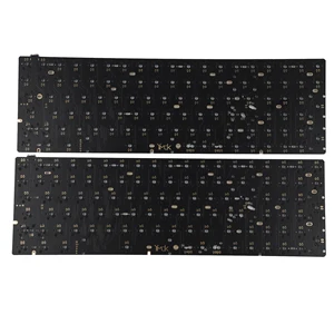 qmk via 96 ansi iso hotswap underglow rgb replacable kailh hot socket fully programmable pcb for kit 1 kit 2 melody96 wooden 96 free global shipping
