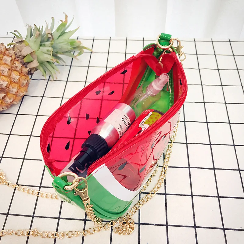 Xia Rixin милая сумочка на ремне с фруктами мягкая сумка-мессенджер цепочкой женская