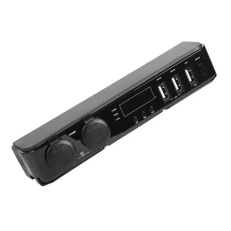 12 V/24 V 2 Way розетка для автомобильного прикуривателя Разветвитель USB зарядное устройство адаптер Прямая поставка