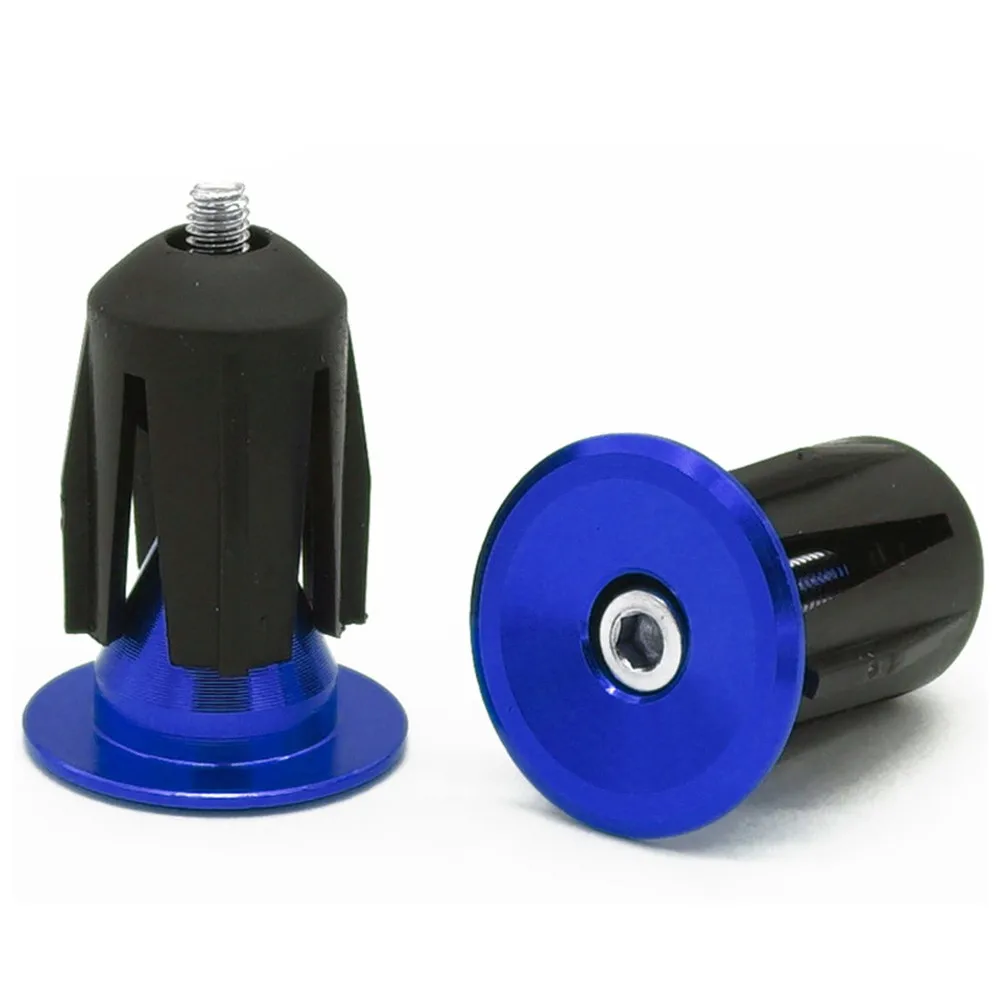 

1Pair Bike Handlebar End Plugs Aluminum Grips Handlebar Stoppers Useful