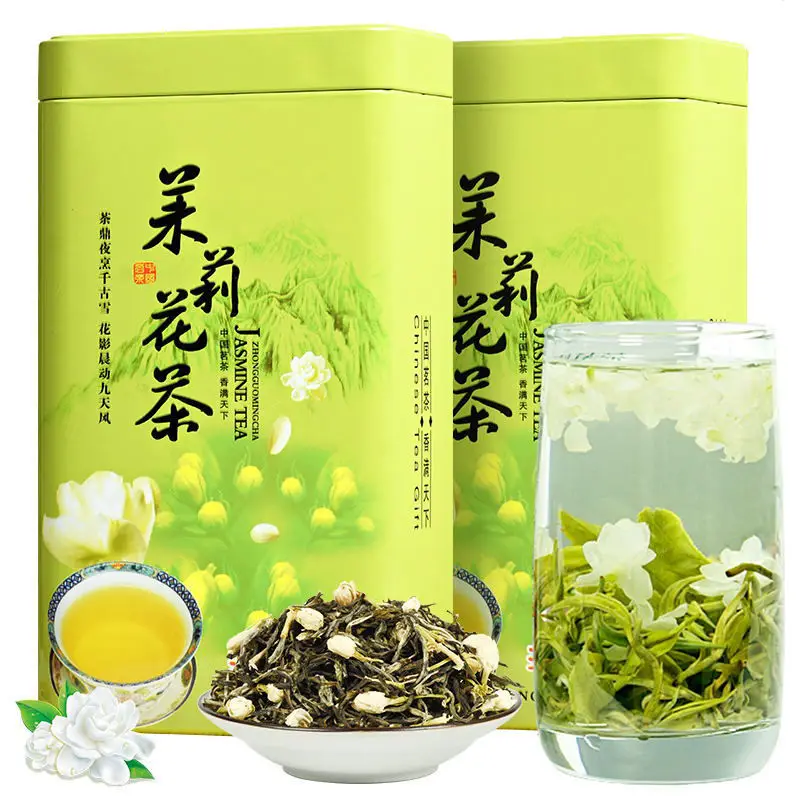 2021 Jasmine Tea Green Chinese Natural Flower for Weight Loss Health Care Gift Pack | Дом и сад