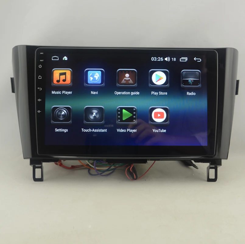 10 1 "четырехъядерный 1024*600 HD экран Android 8 Автомобильный gps Радио навигатор для nissan