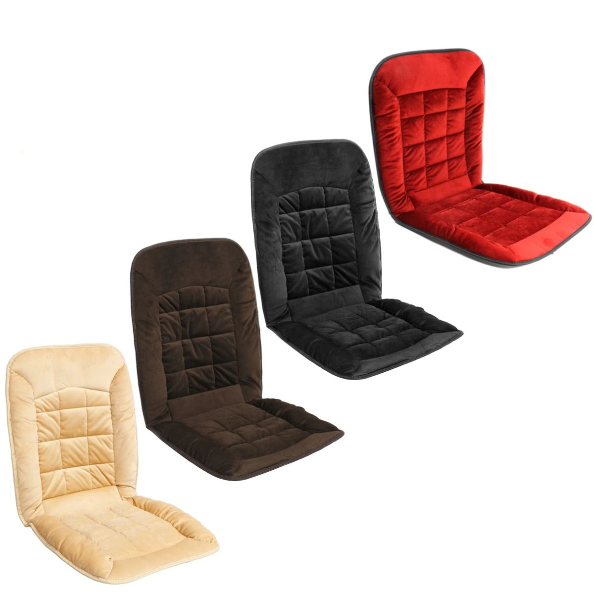 Чехол для переднего сиденья автомобиля плюш 2 шт 4 цвета Универсальная Ткань