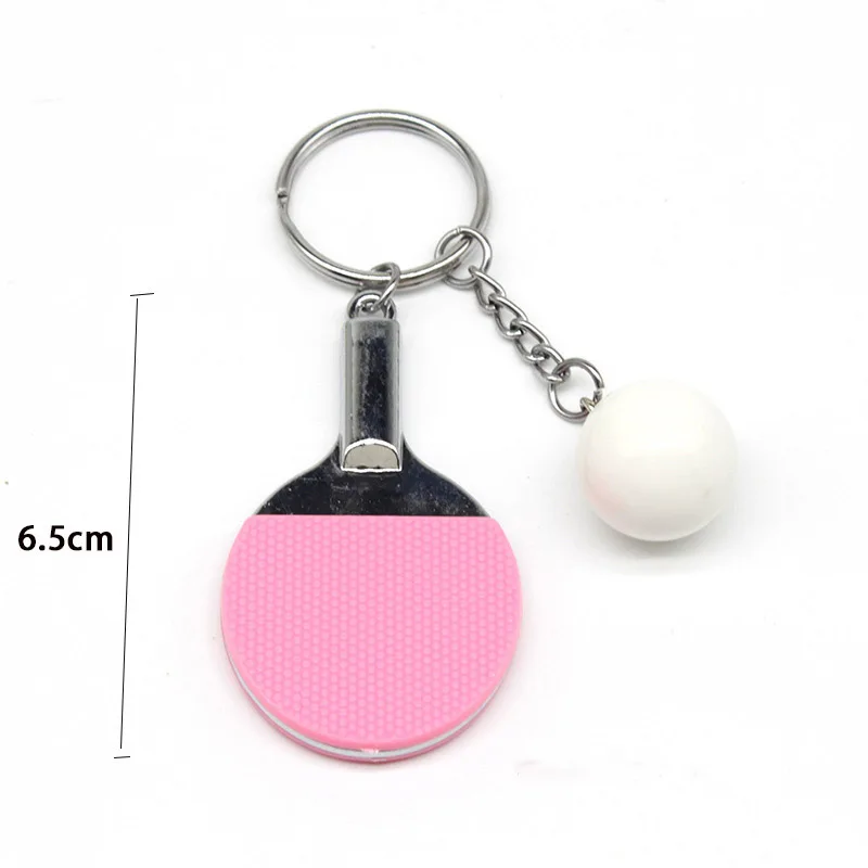 

Creative Table Tennis Ball Pendant Keychain Ping Pong Key Chain Men Women Handbag Hanging Pendant Jewelry Gift Accessories