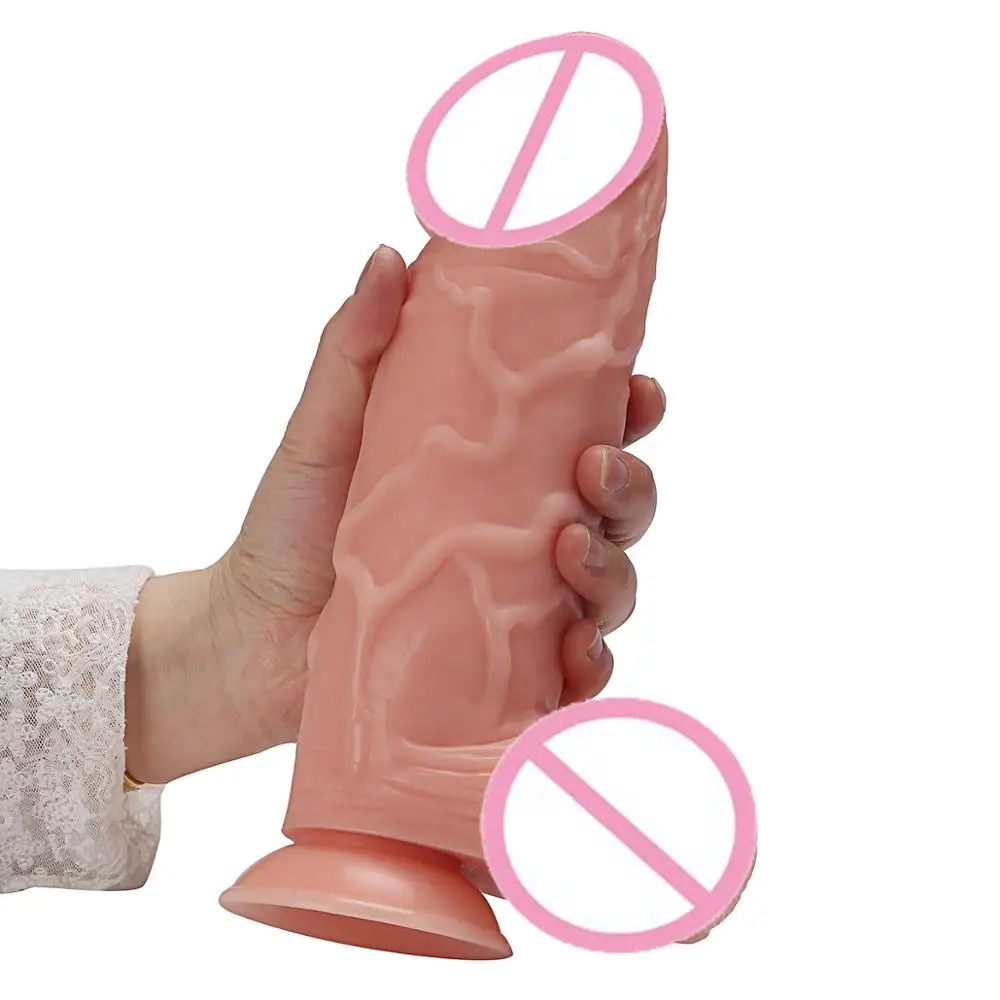 Большой фаллоимитатор в коробке для щенков с толстой плотью реалистичный пенис