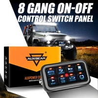 8 gangs switch panel universal led on off slim control dc 12 24v power system electronic relay system for suv camper rv marine