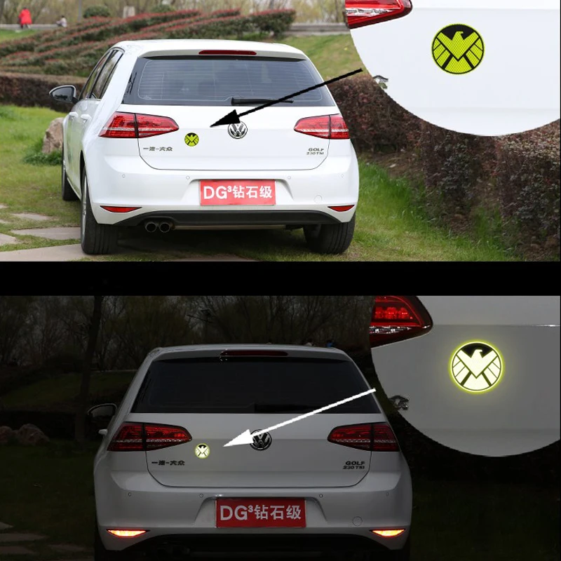 2 шт. светоотражающие наклейки для автомобиля 3 м|Светоотражающий материал| |