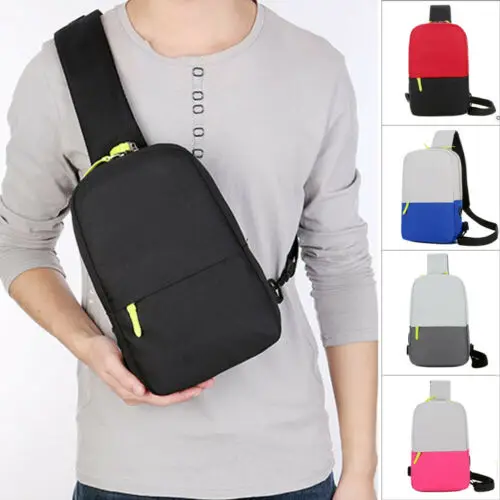 Водонепроницаемая мужская сумка через плечо из ткани Оксфорд дорожная нагрудная