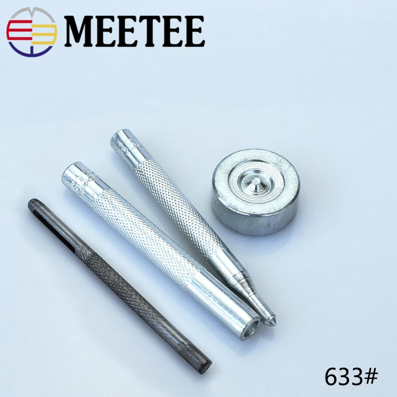 Meetee 1 набор стальных кнопок Sanp инструментов для установки аксессуары пряжек в