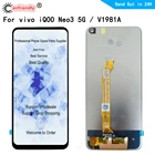 ЖК-дисплеи 6,57 дюйма для Vivo IQOO NEO 3, ЖК-дисплей, сенсорная панель, сенсорный датчик, дигитайзер, модуль с рамкой в сборе для IQOO NEO3 V1981A