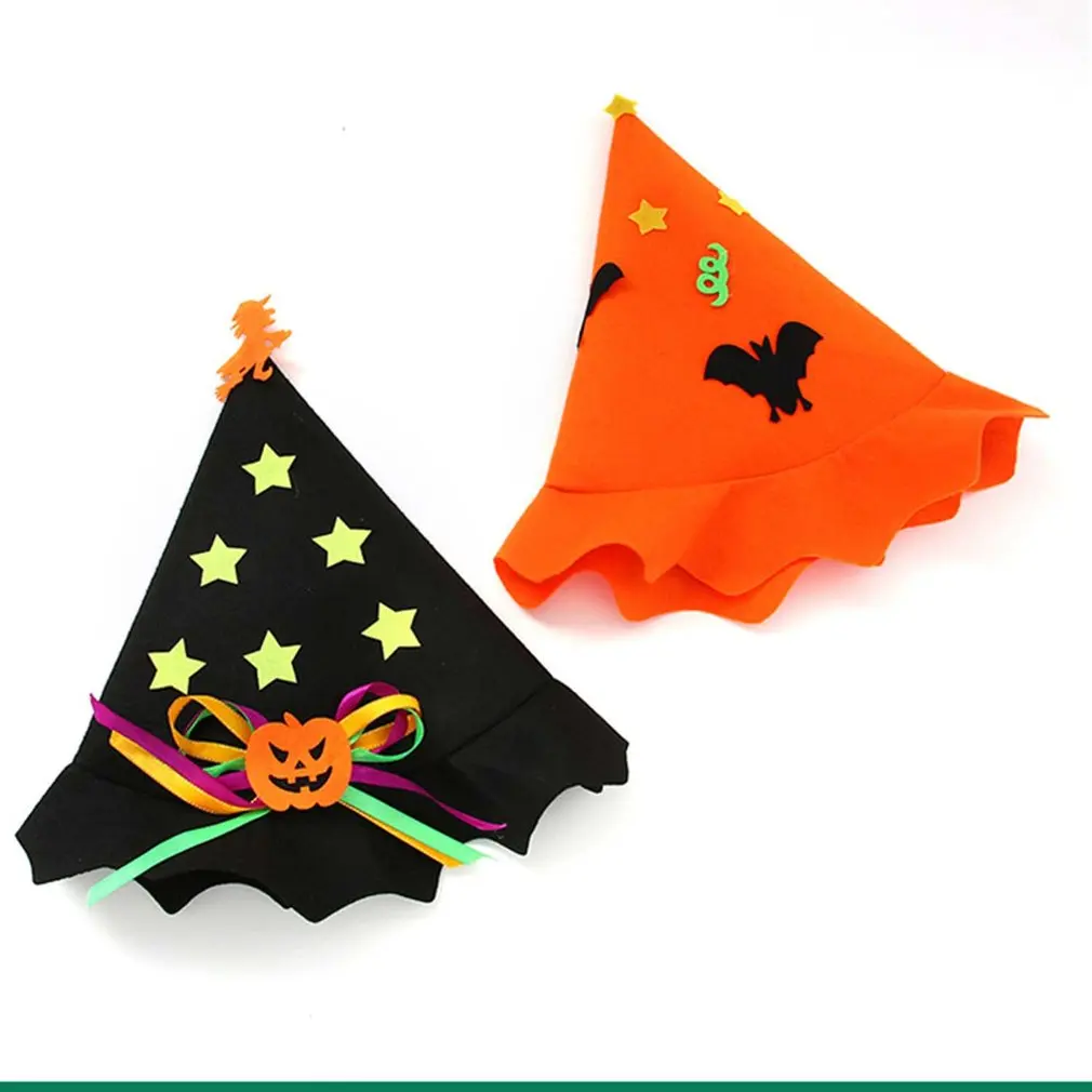 Хэллоуин Тыква Ведьма шляпа дети взрослые нетканые шляпы партии шапки реквизит