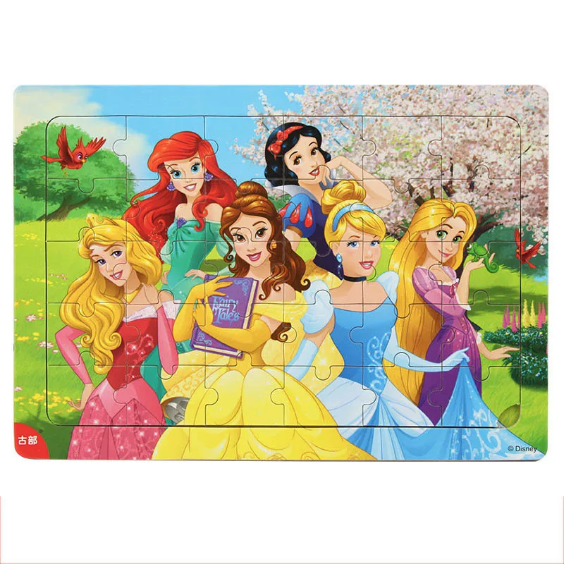 Деревянная мозаика из мультфильма холодная принцесса 30 дюймов|Пазлы| |