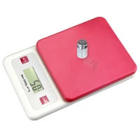 red kitchen scales lcd digital electronic scale steelyard 5000g1g weight scale kitchen accessory food jewelry portable scale