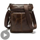 Винтажная кросс-боди сумка через плечо для мужчин сумка из натуральной кожи сумка-мессенджер Портфель Мужская черная сумка основные сумки 2020