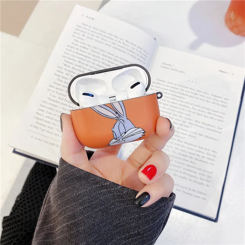 Чехол с кроликом из мультфильма для Apple Airpods чехол милый Bluetooth чехол для наушников для Air pods Pro чехол силиконовый чехол