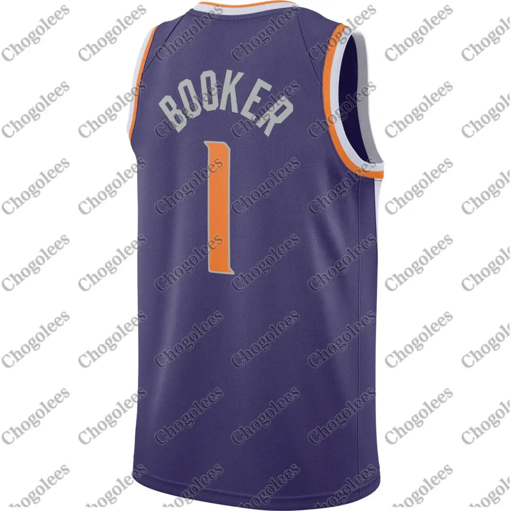 

Men Basketball Jersey Devin Booker Phoenix 202021 Swingman Jersey Purple Icon Edition