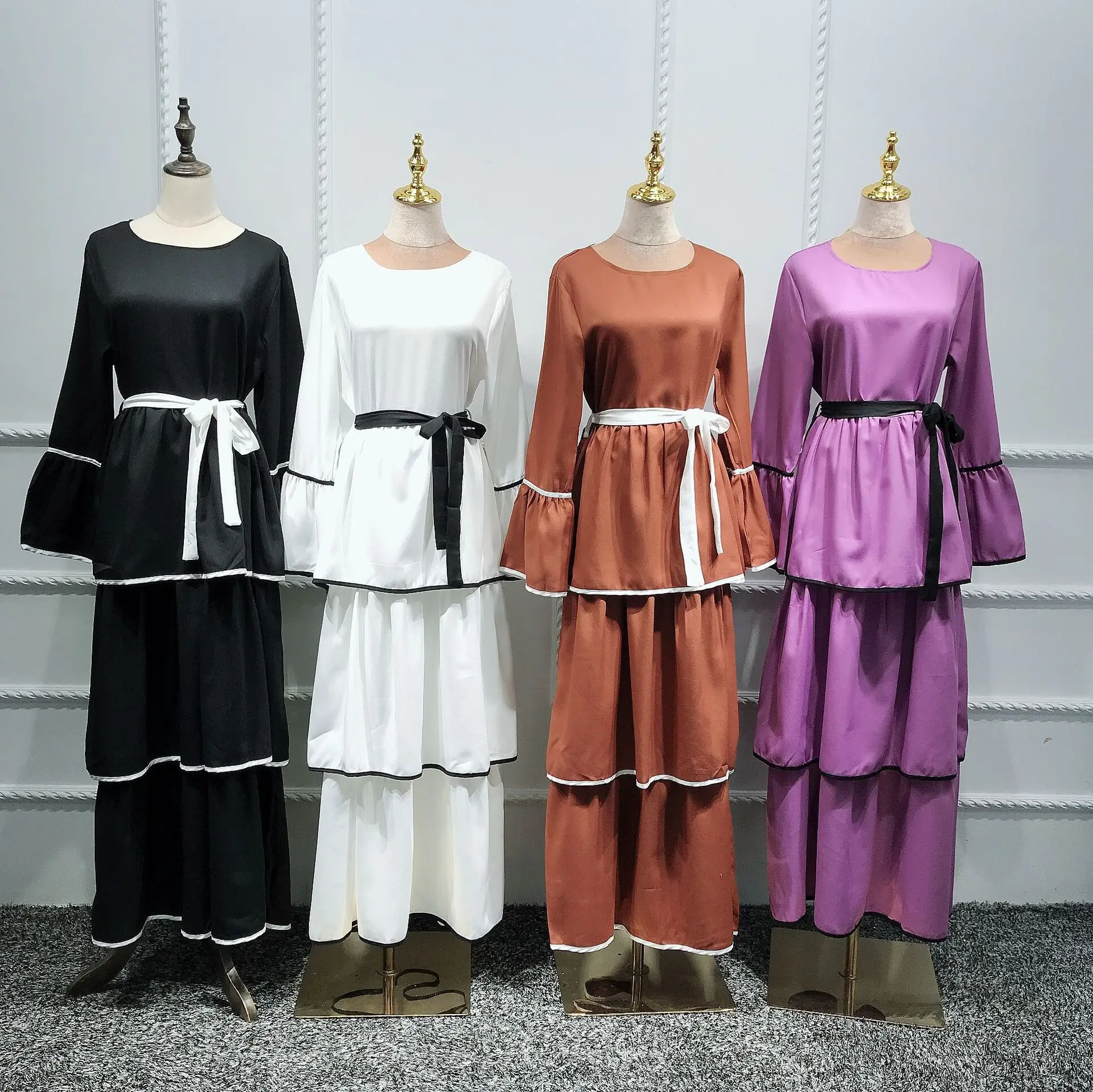 Abaya Турция исламский, Арабский мусульманский хиджаб длинное платье Caftan Дубай платья-кафтаны Tesettur Elbise Vestidos одеяние мусульмане Longue