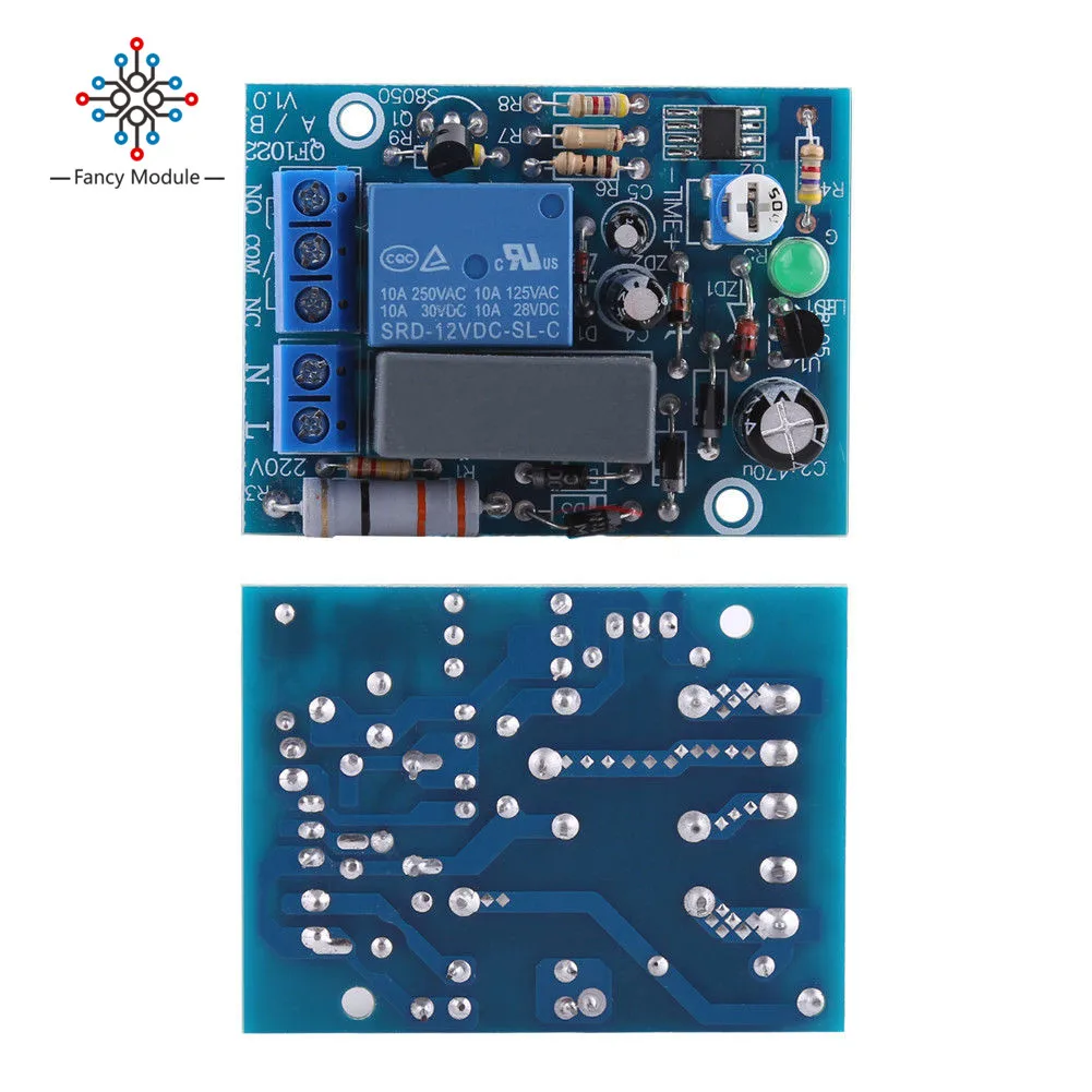 Реле времени переменного тока 220 В коммутатор с задержкой модуль переключения
